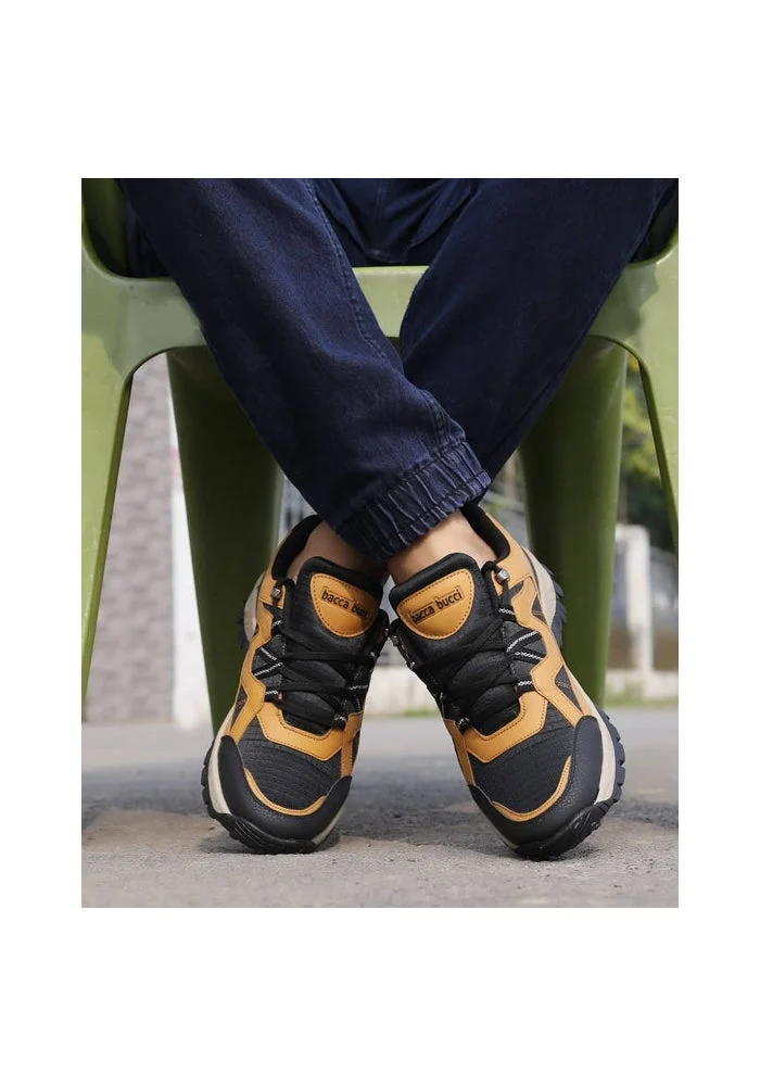 Bacca Bucci Tan Atlas Waterproof Hiking and Trekking Shoes for Men | Best Price UAE